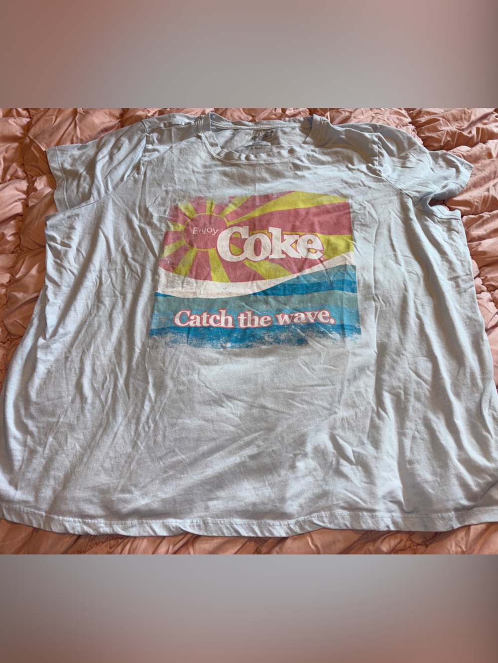 Maurices Graphic TShirt Retro Coke Print 3X Plus Size Women’s Shirt Oversized